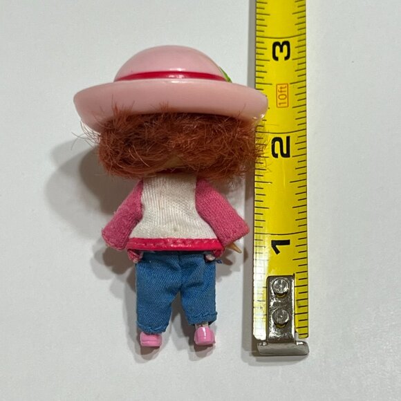 Strawberry Shortcake Berry Cute Go-Hats Wheels Toy with Doll Bandai Vintage - Picture 9 of 9